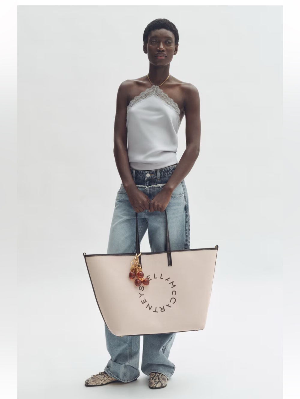 Stella McCartney X HM large canvas tote bag - Picture 4 of 16
